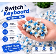 Dustproof Mechanical Keyboard Switch - BLUE Switch Clicker for 3D Fidget Toys - Clicky Sound