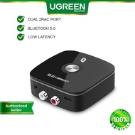 【READY STOCK)】UGREEN Bluetooth Receiver 5.0 aptX Audio Music RCA 3.5mm Jack Aux Wireless Adapter Mus