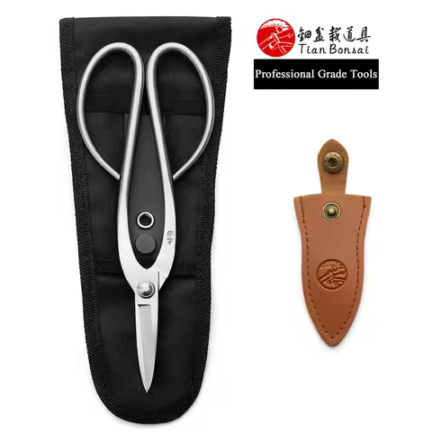 Material Upgrade professional grade 200 mm top pruning scissors 5Cr15MoV Alloy Steel bonsai tools fr