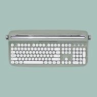 actto 復古打字機無線藍牙鍵盤 - 橄欖綠 - 數字款