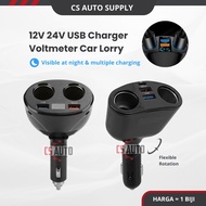 12V 24V USB CHARGER ADAPTOR CHANGE HANDPHONE