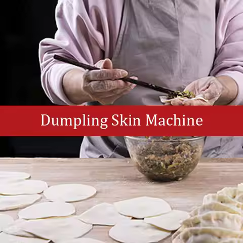 Automatic Gyoza Frozen Empanada Dumpling Rice Flour Spring Roll Skin Wonton Wrapper Making Machine