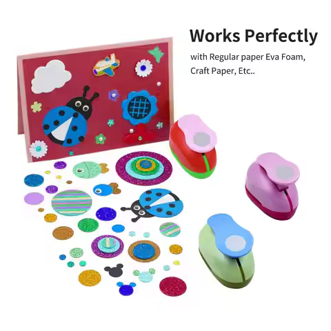 9mm Craft Hole Circle Punch Handmade Scrapbook Paper Puncher Different Size of Scrapbooking Punches 