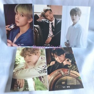 Official Postcard BTS x VT Cosmetics L'atelier des Subtils Taehyung RM Jin Suga JHope