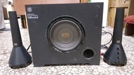 絕版收藏品 美國 奧特蘭星 Altec Lansing VS4621 2.1聲道 喇叭 音響 正常無破音