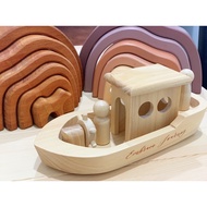 Wooden Ship | Handcrafted Toy Boat | Handmade Ship | Ready Stock
