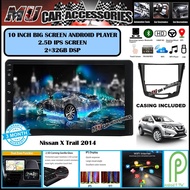 (2RAM 32GB DSP IPS SCREEN)Nissan X Trail 2014 10.1" Inch Android 9 GPS OEM Plug & Play 2 DIN/Double 