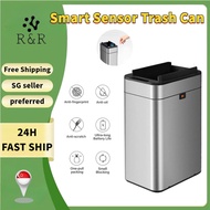 Kitchen Trash BinSmart Motion Sensor Trash Bin Stainless Steel Waste Bin Automatic Trash Bin