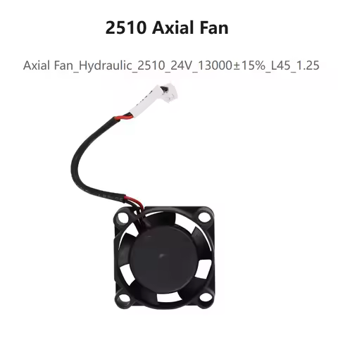 Creality 2510 Axial Fan 24V Hydraulic 13000±15% for CR-10 SE / Ender3 V3 SE Original Mini 2510 Cooli