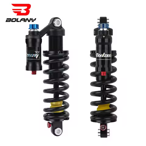 BOLANY-MTB Rear Shock Suspension-200 PSI,300 PSI,190mm,210mm,230mm,Adjustable Rebound,550lbs Spring,