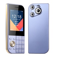 2025 New Push Button Mobile Phone 2.8 Three SIM 3SIM Bluetooth Flashlight MP3 Wireless FM Camera Vib