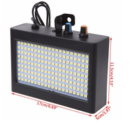 180 LED Strobe Flash Sound เปิดใช้งานการควบคุมไฟเวที DJ Home Party Ktv Wedding