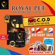 ~ BIG SALE ~ ROYAL PET VITAMIN KUCING , LEBAT BULU , GEMUK , KURAP , SELERA MAKAN , MAKANAN SUPERFOOD terbaik BIOVET