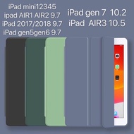 🚚พร้อมส่ง🚚เคส Ipad gen7 gen8 gen9 10.2 ipad Air4 Air5 10.9 ipad Pro11 2020/2021 ipad gen5 gen6 9.7 iPad Air3/Pro10.5 ipad mini 1/2/3/4/5 เคสหนัง+ซิลิโคน ไม่มีช่องใส่ปากกา