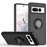 Armor Shockproof Coque For Google Pixel 6 7 8 Pro Magnetic Car Holder Stand Ring Phone Cases For Pix
