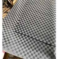 3D chess pattern motorcycle seat leather cover - 3D chess pattern sheet leather