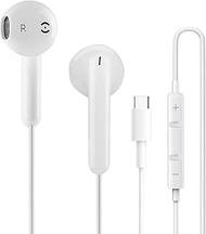 USB C In-Ear Headphones with Cable, MFi Certified Headphones for Apple iPhone 16/15 Series, Samsung 