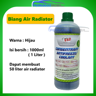 Biang Air Radiator Coolant Hijau ES2 Konsentrat Air Pendingin Mesin 1 Liter Mobil Truk Genset Kapal