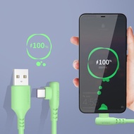 Liquid Silicone 5A USB Durable Charger Cable Mobile Phone Fast Charging Type C Micro USB Lightning Data Cord Compatible with iPhone Android Phone