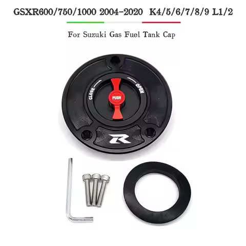 Gas Fuel Tank Cap For Suzuki GSXR600 GSXR750 2004-2020 GSX650 GSXR1000 GSF1200 K4 K5 K6 K7 K8 K9 L1/