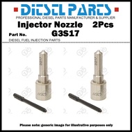 2Pcs Common Rail Fuel Injector Nozzle Tips G3S17 for John Deere 9.0L 259050-0610 RE543352 / 772G 870