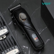 Vgr Hair Salon Seat Charger Digital Display Electric Hair Clipper USB Rechargeable Shaving Hair Clipper Hair Clipper Men's Dedicated Smart Electric Clipper Hair Clip