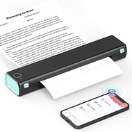 【Free Label】Phomemo M08F Portable Printer Thermal Portable Printers Wireless for Travel Compact Bluetooth Mobile Printer Upgrade Inkless Small Printers