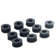 10pcs Shockproof Gasket Machinery Motorcycle Rubber Washer Grommets Bolt Rubber + Alloy Rubber Washe