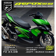 (COD)Decal Stiker Aerox 155 old full body grafis gradasi terbaru - Sticker variasi Aerox 155 old 201