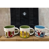 Starbucks Yah Siries Belgium Antwerp Brussels  Ghent Coffee Mug 14oz🇧🇪