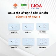 Switch Panel with LiOA E18 Wall Socket Code KH/E18
