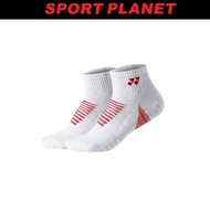 Yonex Unisex TruDRY Odour Control Series Ankle Socks accessories 1 Pair (YONEX-F080121CM-WT) Sport P