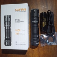 Sofirn SC33 XHP70.3hi 5200ลูเมน ไฟฉายสว่างสูงขนาดพกพา ชาร์จ Type C สวิทช์ท้าย