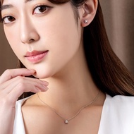 京華鑽石 18K金 天然鑽石 0.07克拉 鑽石項鍊 極光系列