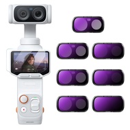 K&F Concept ND8+ND16+ND32+ND64+ND128+ND256+ND1000 Filter,for Insta360 Luna Ultra Handheld Sports Cam