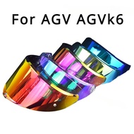 ⓥVisors For AGV k6 Lens Helmets  Mirror Surface Anti Fog Sticker Electroplated Lenses K6 Discolo P♦