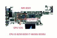 Lenovo ThinkPad T480 Laptop Mainboard-NM-B501 Mesin Motherboard
