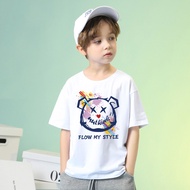 Blouse Baby Girl Lovely Short Sleeve T Unisex Kids Tshirt Budak Perempuan Baju 韩国原宿 Child T-Shirt