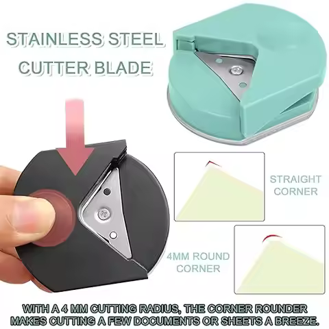 1/2/3Pcs Corner Rounder R4 Corner Punch Portable Paper Trimmer Cutter For Cards Photo Cutting DIY Cr