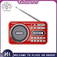 Portable Mini FM Radio with Bluetooth LED Display Soundbar Music Player & Recorder 76-108MHZ Frequen