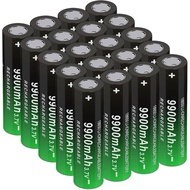 20Pack 18650 Rechargeable Battery Flat top 3.7v 18650 Rechargeable Battery High Capacity for led fla