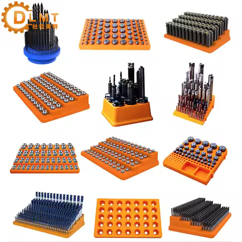 CNC Tool Storage Box Milling Cutter Drill Bit Holder Storage Box Multifunctional BT30 BT40 BT50 Tool
