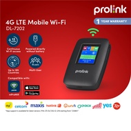 Prolink Portable 4G LTE Wi-Fi Hotspot | Unlimited Data | Support 185 Countries & All Local Simcards-