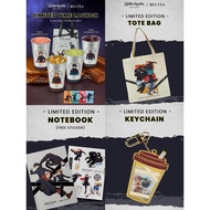 Beutea x Jujutsu Kaisen collaboration merch tote bag notebook keychain card Itadori kugisaki gojo fu