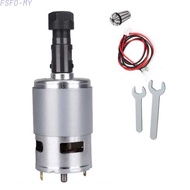 80W 775 DC Spindle Motor 12V 24V 20000 RPM ER11 5mm Chuck for CNCFor 3018 Router