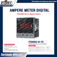 Digital Ampere Meter FCN300-A1-72 Single Phase 72x72 FORT