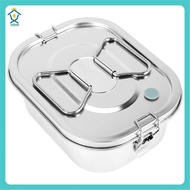 Stainless Steel Lunch Box Metal Bento Box Snack Food Container Outdoor Storage Box Lunch Box for Kid