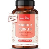 Alpha s B Complex 400 Tablet (1 Tahun + Stok) Semua 8 B s B1B2B5B6B12 Biotin Asid Folik C & D3 Menin