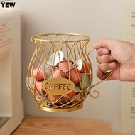 YEW Coffee Capsule Holder, Large Capacity Storage Cup Coffee Pod Holder, Irregular Shape Home Decora