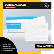 FACEU Face Masks N88 Surgical 3ply Excellent Quality 50Pcs (FULL WHITE) with logo